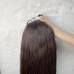 Wholesale #2 Raw Hair Bulk Brown Straight Human Hair Bulk Extension for Braiding 1kg